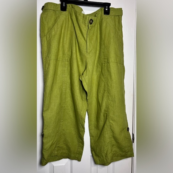 *NWT* Women’s Large “Sigrid Olsen” 2 piece lightweight Jacket & Pant Set - Linen - Picture 8 of 16